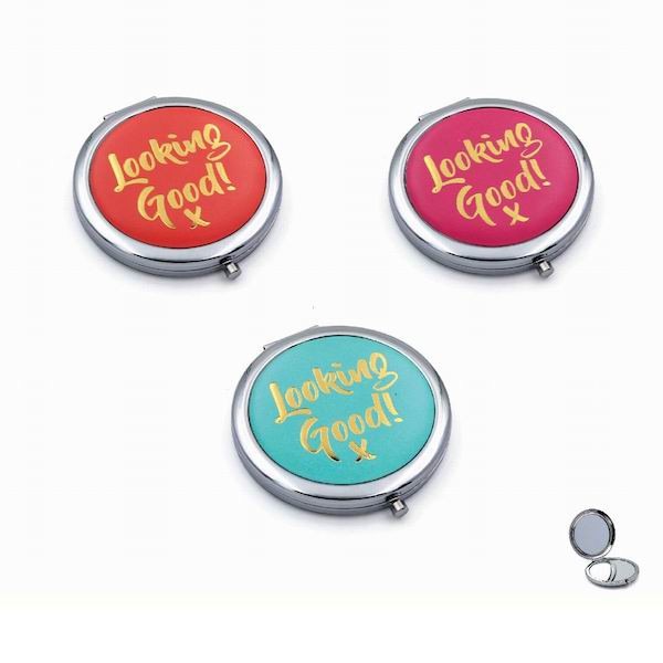 &#039;Looking Good&#039; Compact Gift Mirror by Leonardo Collection Collection