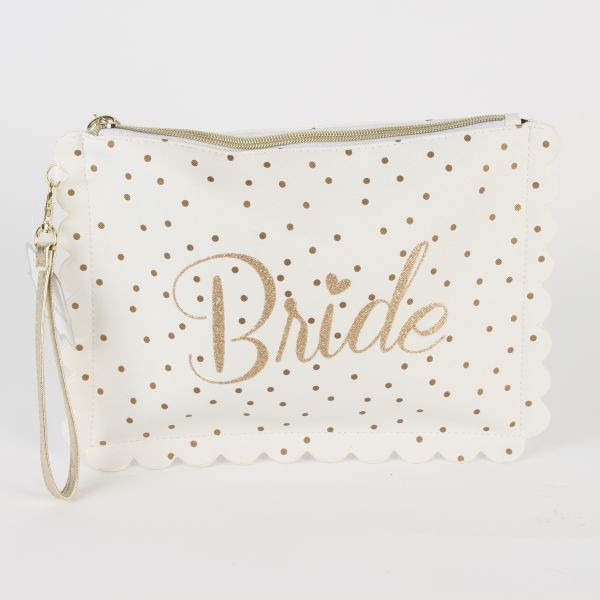 &#039;Always and Forever&#039; Multi Use Pouch With Wristlet &#039;bride&#039;