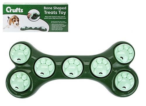 Crufts Bone Shape Treat Toy                   