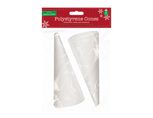 Polystyrene Cones (Pack of 2)