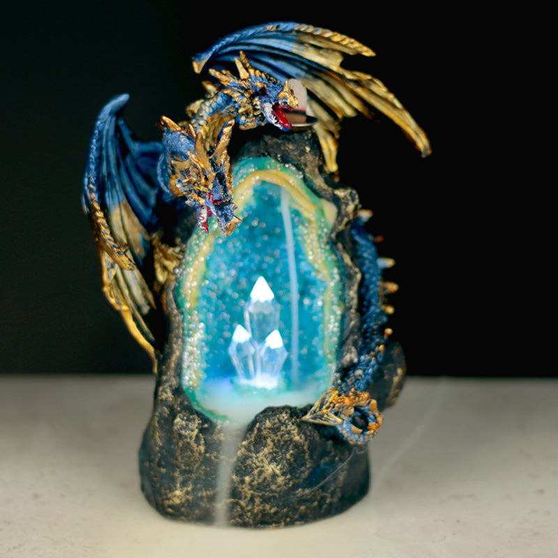 Fantasy LED Backflow Incense Burner - Crystal Dragon Cave BACK05-0