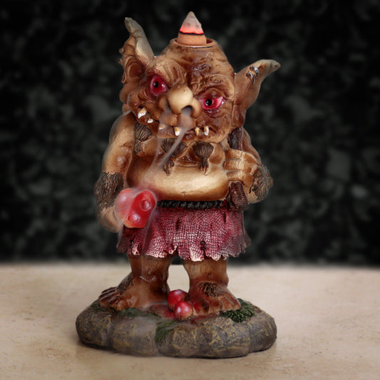 Backflow Incense Burner - Mushroom Troll BACK18-0