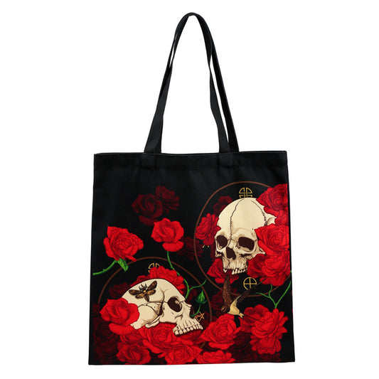 Tote Shopping Bag - Skulls and Roses BAG211-0