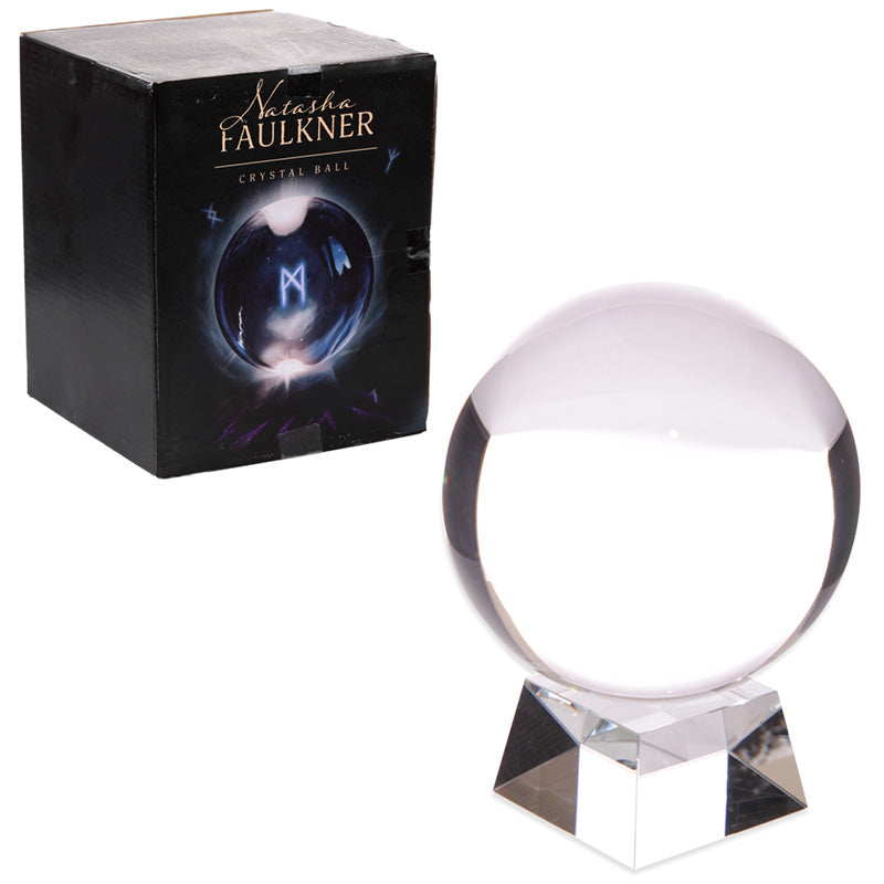 Decorative Mystical 14cm Crystal Ball with Stand BALL04-0