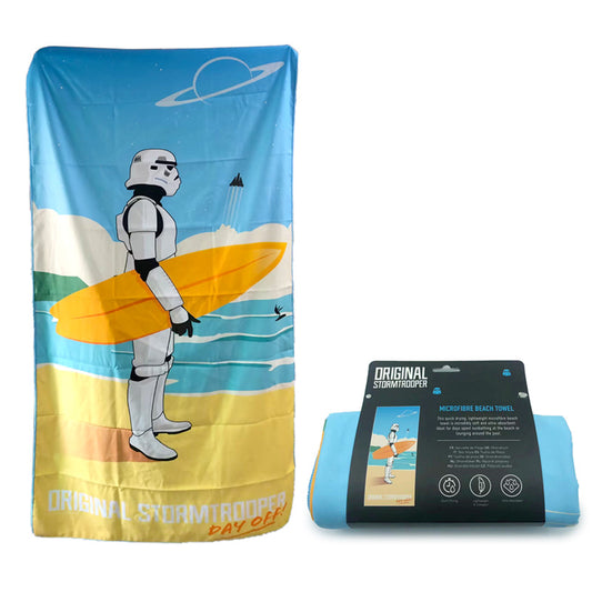 Microfibre Beach Towel - The Original Stormtrooper Surf Day Off BTOW08-0