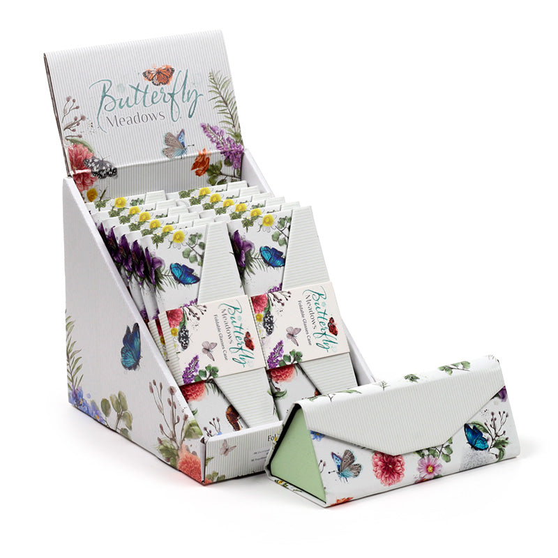 Foldable Glasses Holder -  Butterfly Meadows CASE81-0