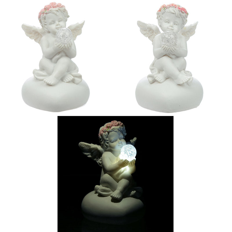 Rose Cherubs - LED Crystal CHE120-0