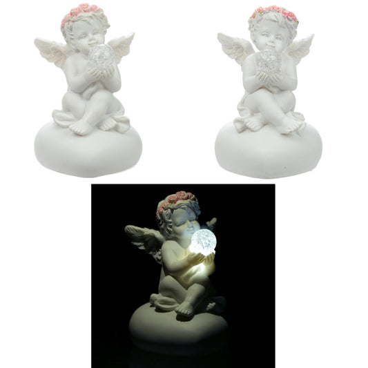 Rose Cherubs - LED Crystal CHE120-0