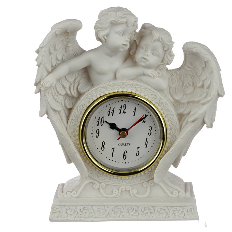 Peace of Heaven Cherub - Endless Love Mantle Clock CHE144-0