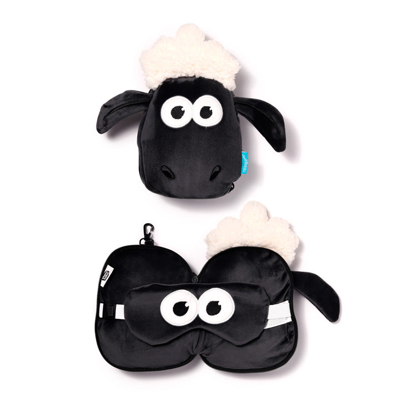 Relaxeazzz Travel Pillow & Eye Mask - Shaun the Sheep CUSH329-0