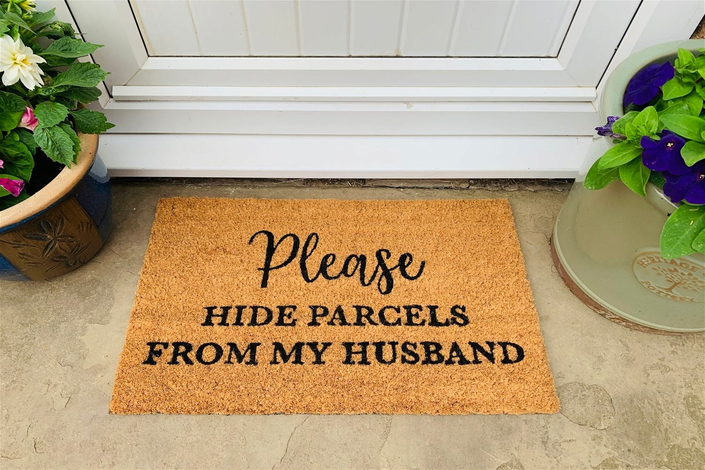 Hide Parcels from Husband Coir Doormat-2