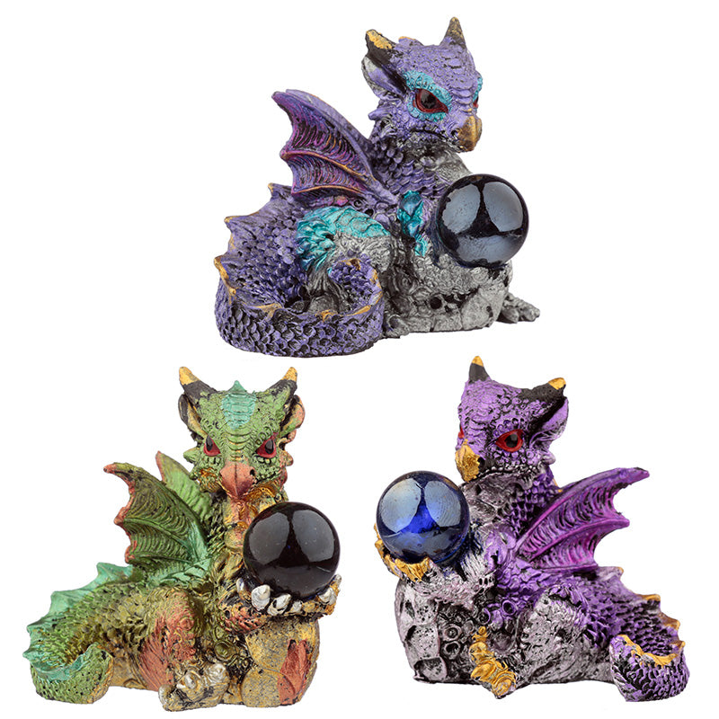 All Seeing Orb Elements Dragon Figurine DRG450-0