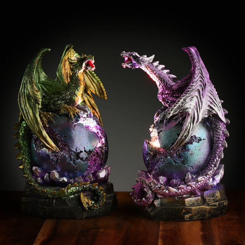 Geode LED Dark Legends Dragon Figurine DRG506-0