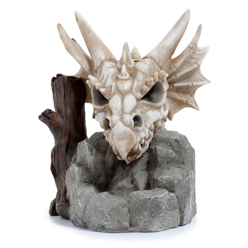 Backflow Incense Burner - Shadows of Darkness Dragon Skull DRG523-0