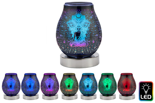 Buddha Oval LED Oil Burner-0