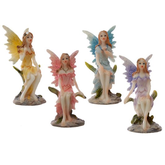 Flower Fairy Figurine - Meadow Daydream Fairy FY453-0