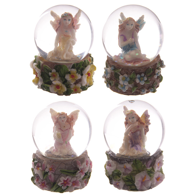 Cute Flower Fairy Mini Waterball Snow Globe FY73-0