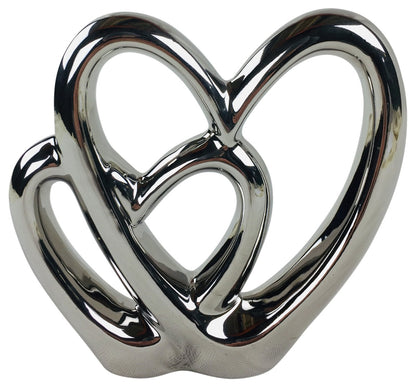 Double Heart Ornament 21cm-0