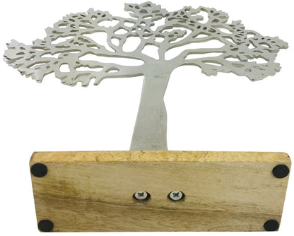 Large Silver Tree Ornament 42cm-1