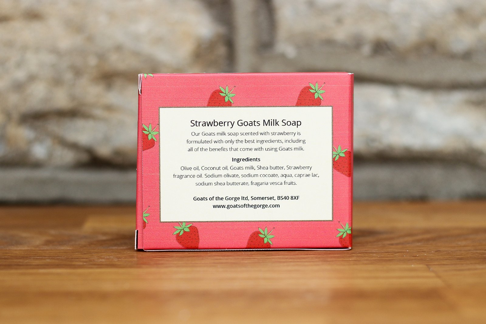 Goats Milk Soap Strawberry-4