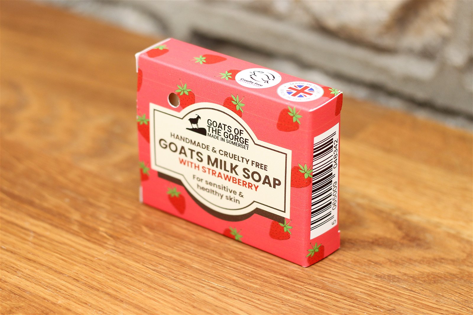 Goats Milk Soap Strawberry-3