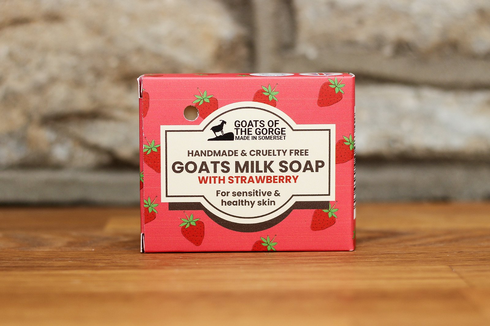 Goats Milk Soap Strawberry-2