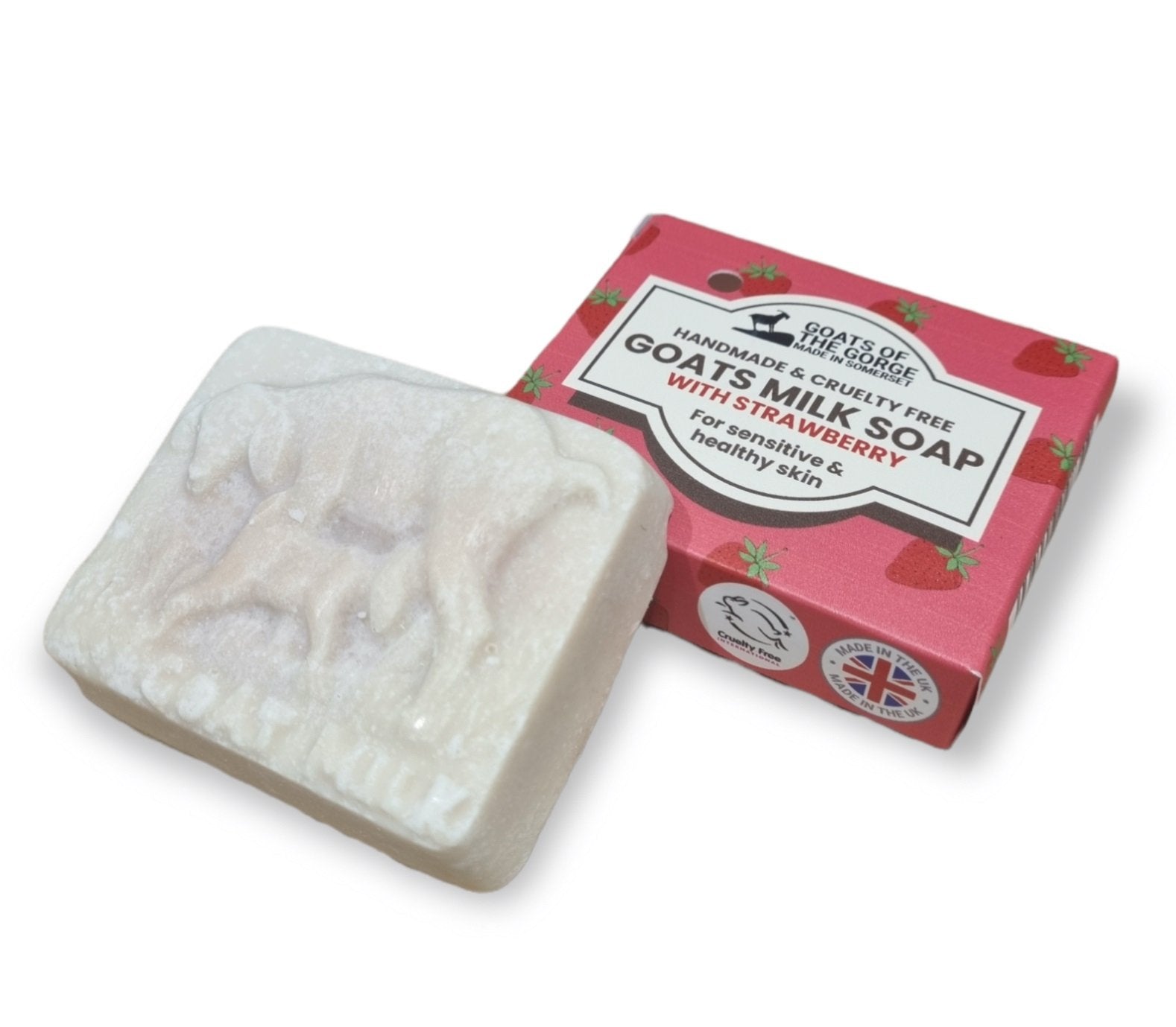 Goats Milk Soap Strawberry-1