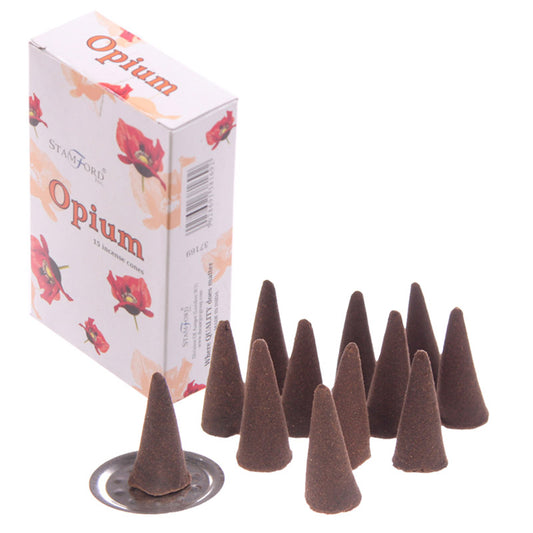 Stamford Hex Incense Cones - Opium INC213C-0