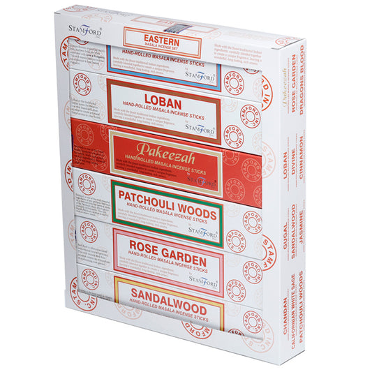 37363 Stamford Masala Incense Sticks 12 Pack Set - Eastern INC822-0