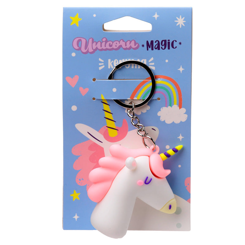 3D PVC Keyring - Unicorn Magic KEY282-0