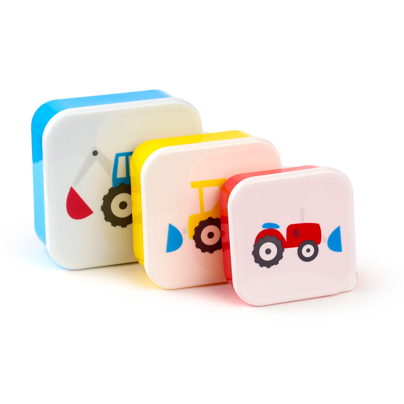 Lunch Boxes Set of 3 (M/L/XL) - Little Tractors LBOX76-0