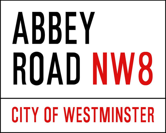 Vintage Metal Sign - Abbey Road, London Street Sign-0