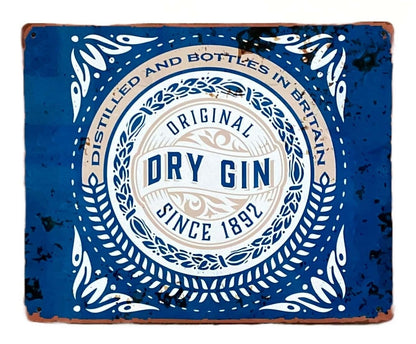 Metal Sign Plaque - Dry Gin Bar-0