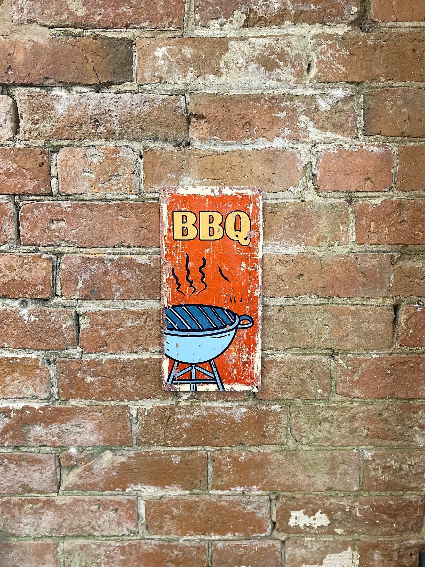 Metal Wall Sign - BBQ Barbeque-1