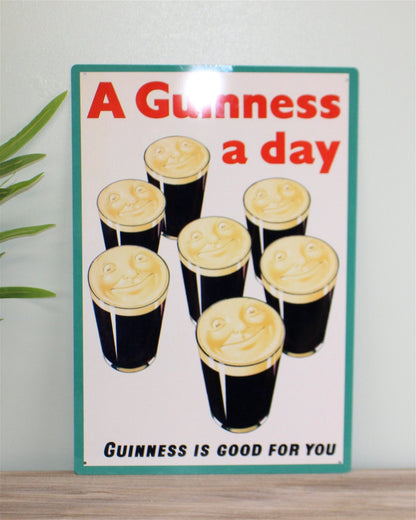 Vintage Metal Sign - Retro Advertising - Guinness-1