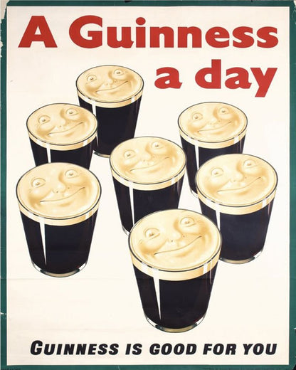 Vintage Metal Sign - Retro Advertising - Guinness-0