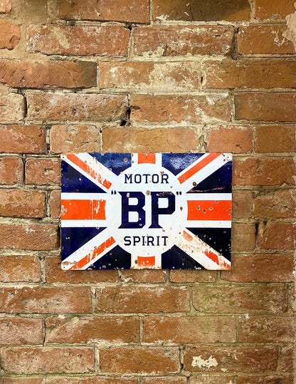 Metal Advertising Wall Sign - Motor BP Spirit-1