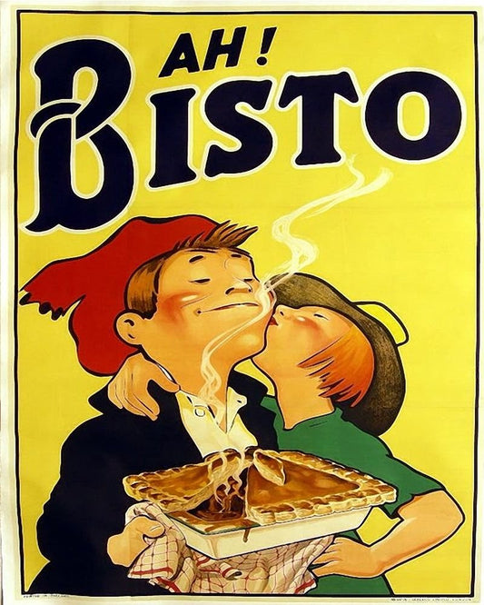 Vintage Metal Sign - Retro Advertising - Ah Bisto-0