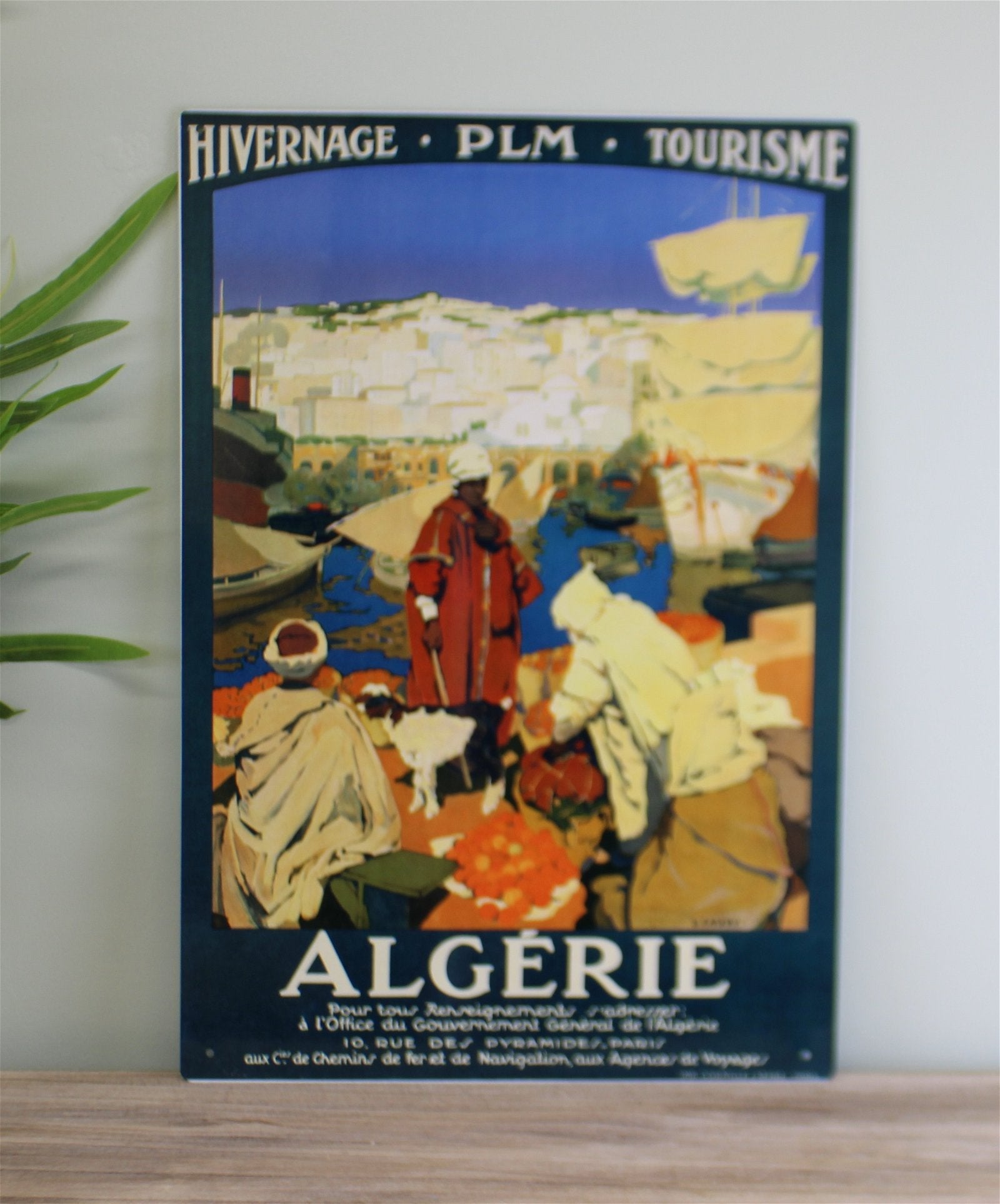 Vintage Metal Sign - Retro Advertising - Algerie Tourism-1