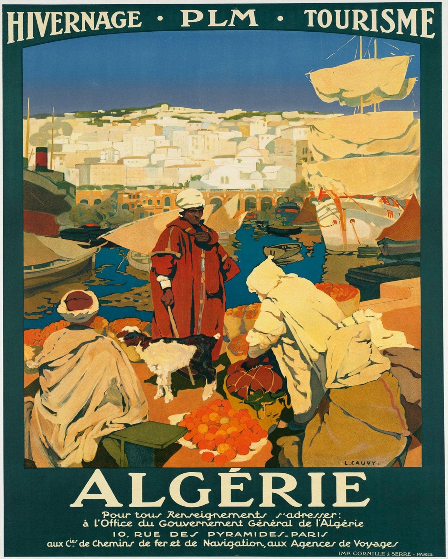 Vintage Metal Sign - Retro Advertising - Algerie Tourism-0