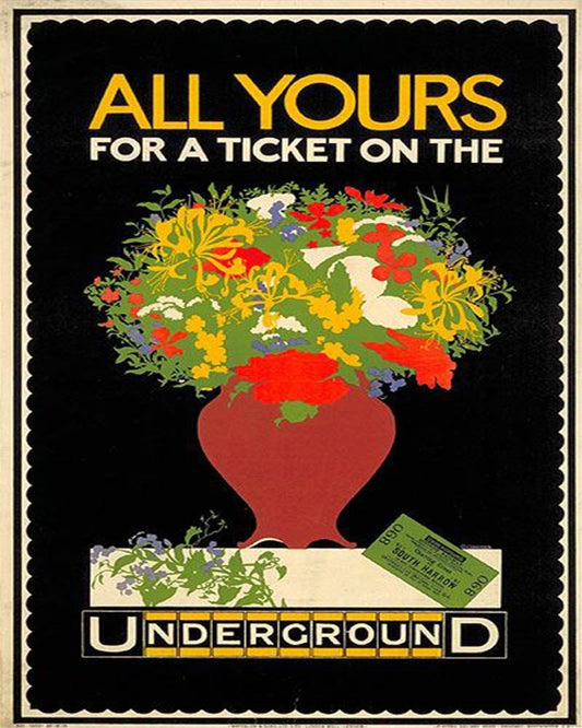 Vintage Metal Sign - Retro Advertising - London Underground-0