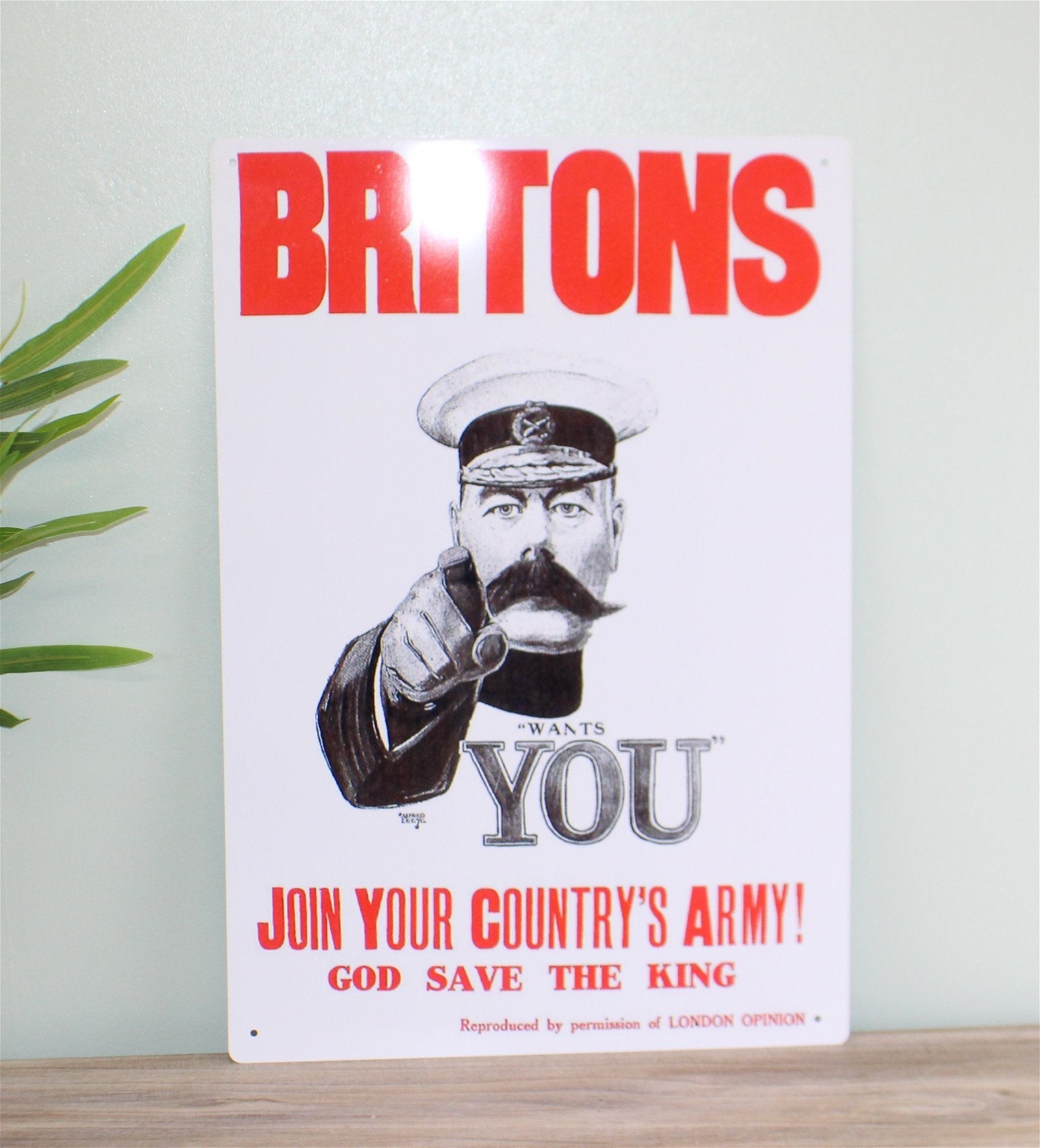 Vintage Metal Sign - Retro Propaganda - Join Your Country's Army-1