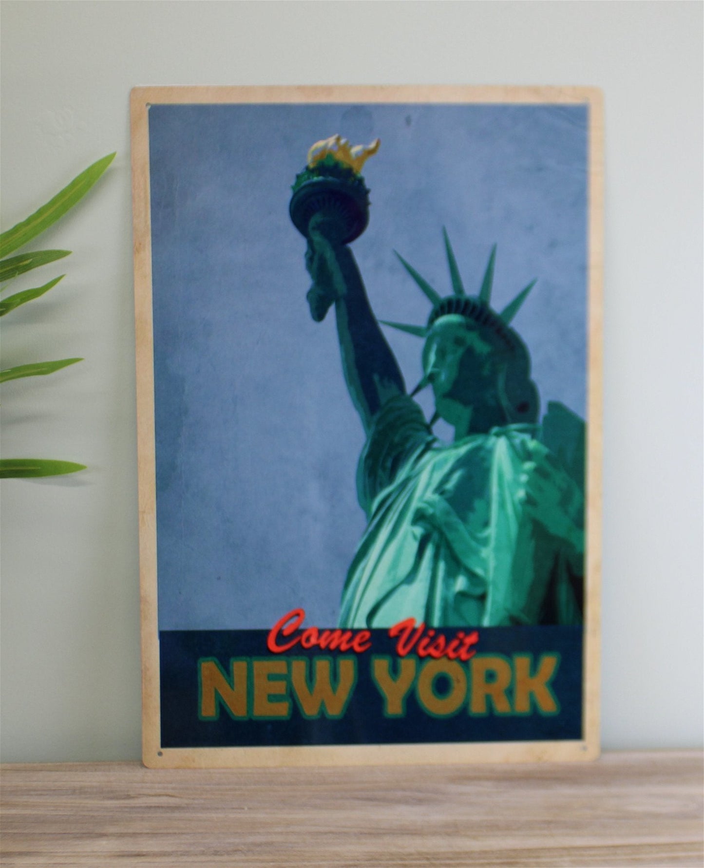 Vintage Metal Sign - Retro Advertising - New York-1