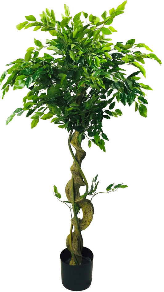 Artificial Ficus Tree With Twisted Trunk 137cm-0