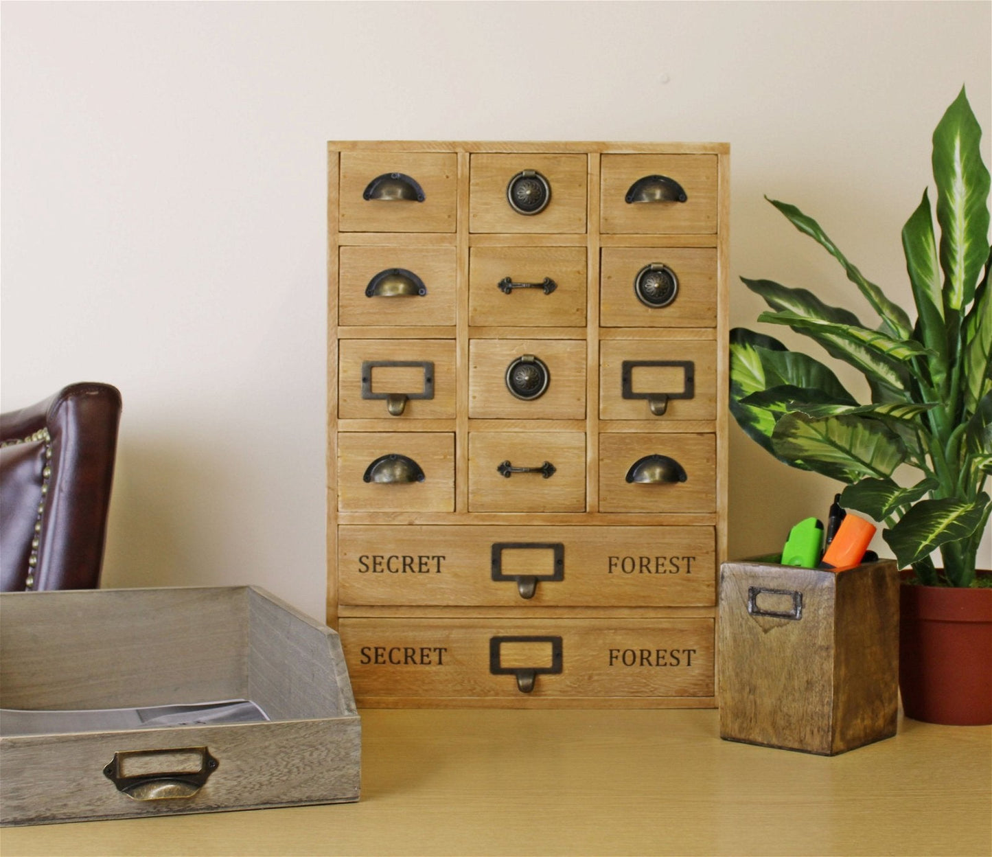 14 Drawer Storage Unit, Trinket Drawers-1