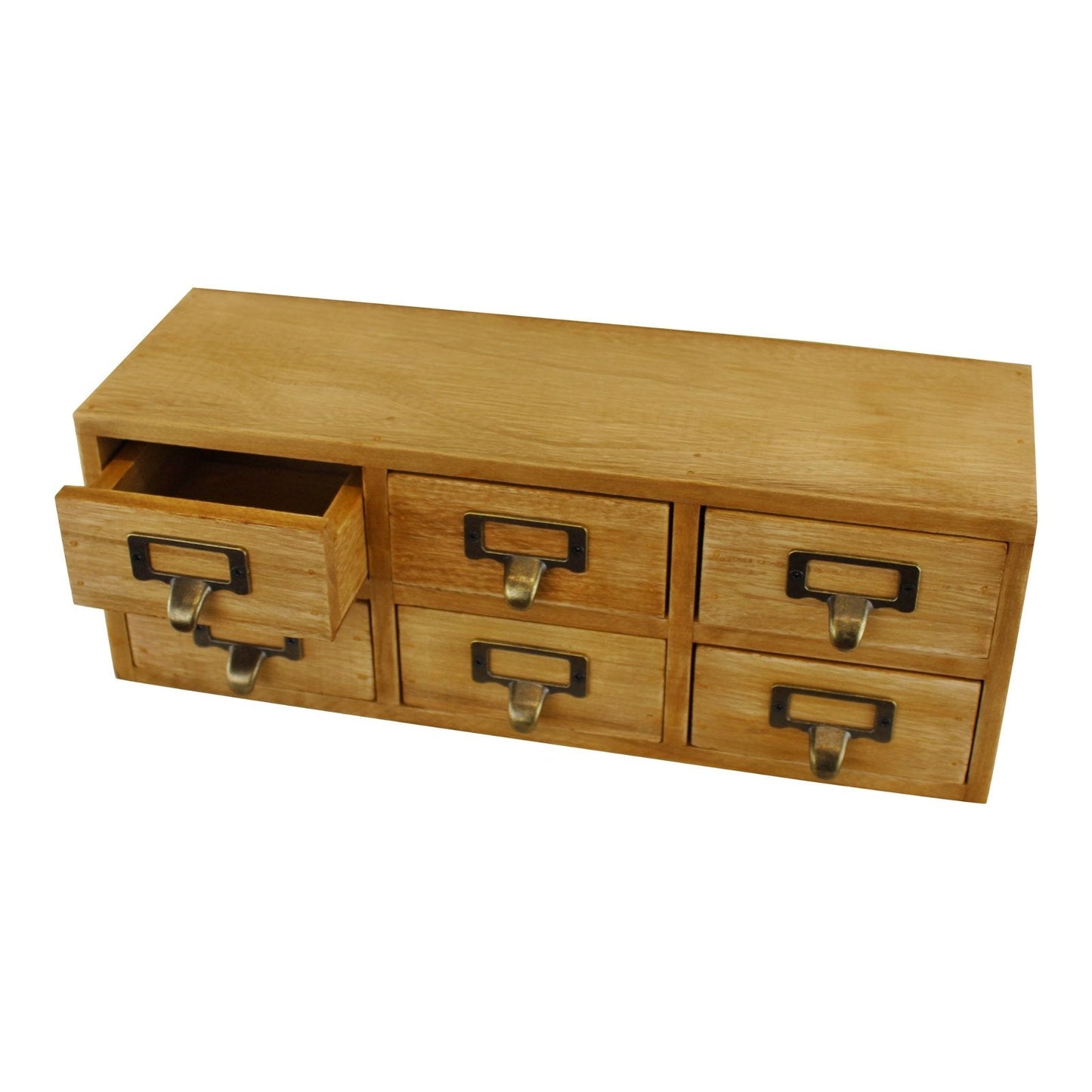 6 Drawer Double Level Small Storage Unit, Trinket Drawers-4