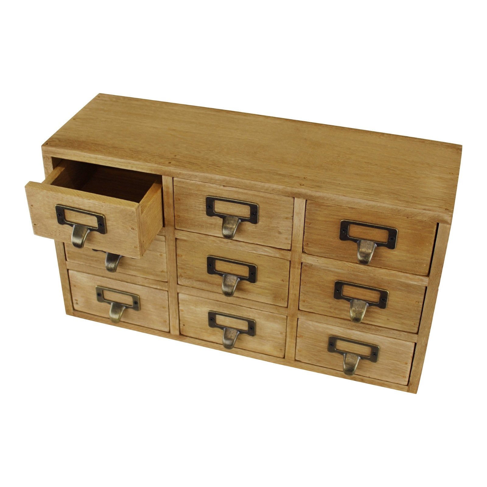 9 Drawer Triple Level Small Storage Unit, Trinket Drawers-4