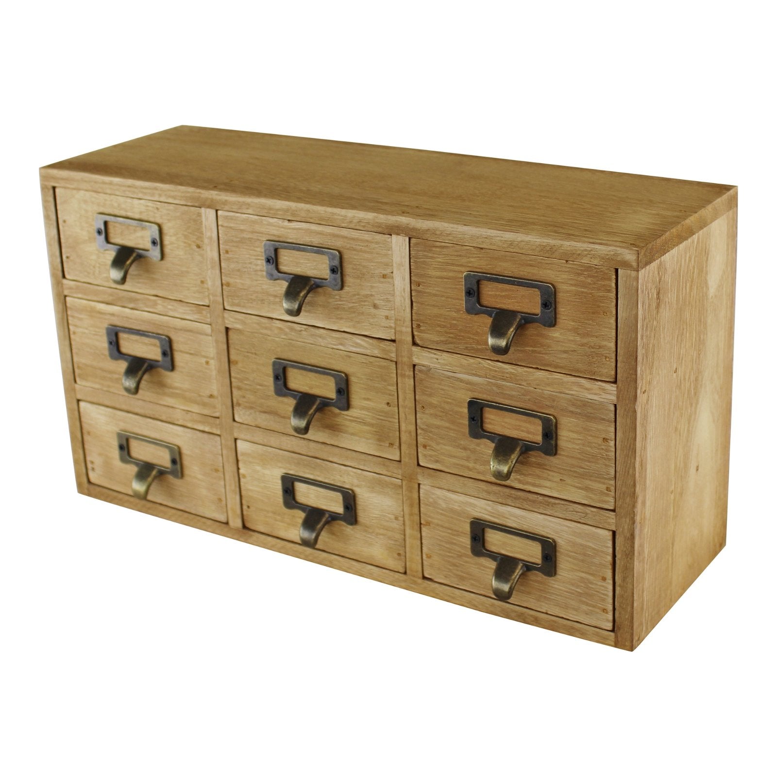 9 Drawer Triple Level Small Storage Unit, Trinket Drawers-3