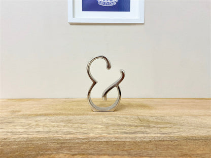 Silver Aluminium Ampersand or And Sign Ornament-4