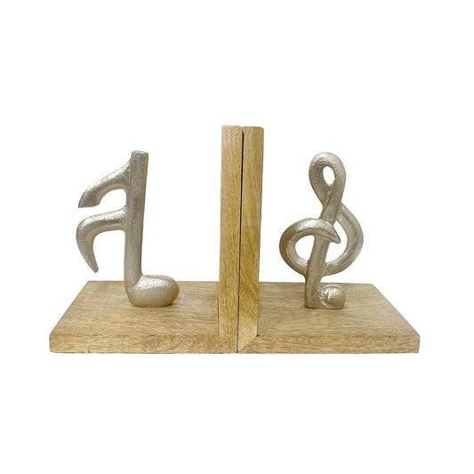 Set of Two Musical Note Bookends-0